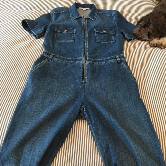 Stella McCartney Pants - Stella McCartney denim jumpsuit
